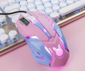 Pink Gaming Mouse